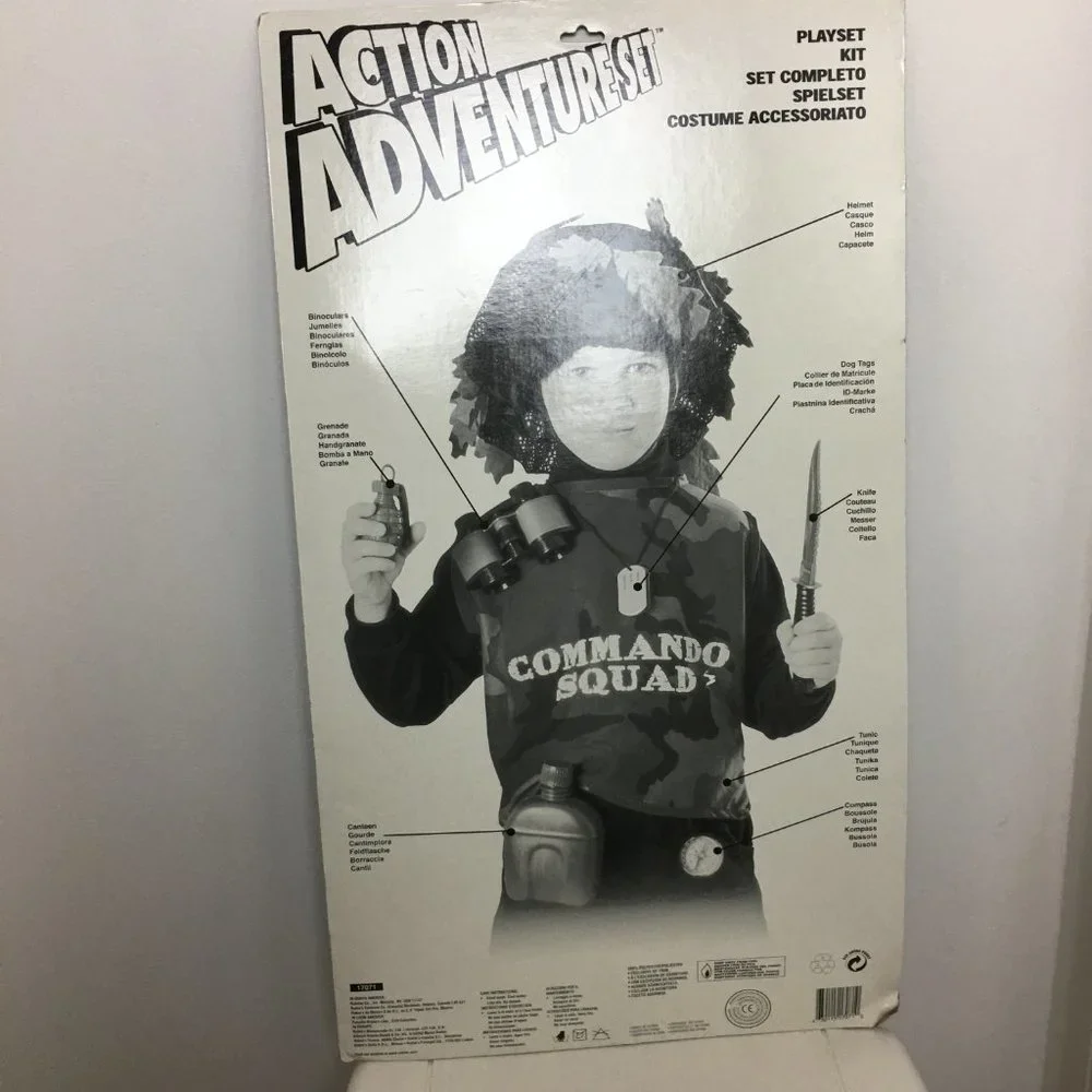 NEW Rubietoy Action Adventure Set Comando Squad Kids Playset Kit Costume